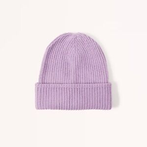 Abercrombie & Fitch Purple Knit Hat